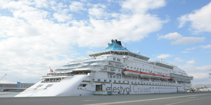 Πραγματοποιήθηκε η πρώτη προσέγγιση του πλοίου της Celestyal Cruises στο λιμάνι της Λεμεσού!